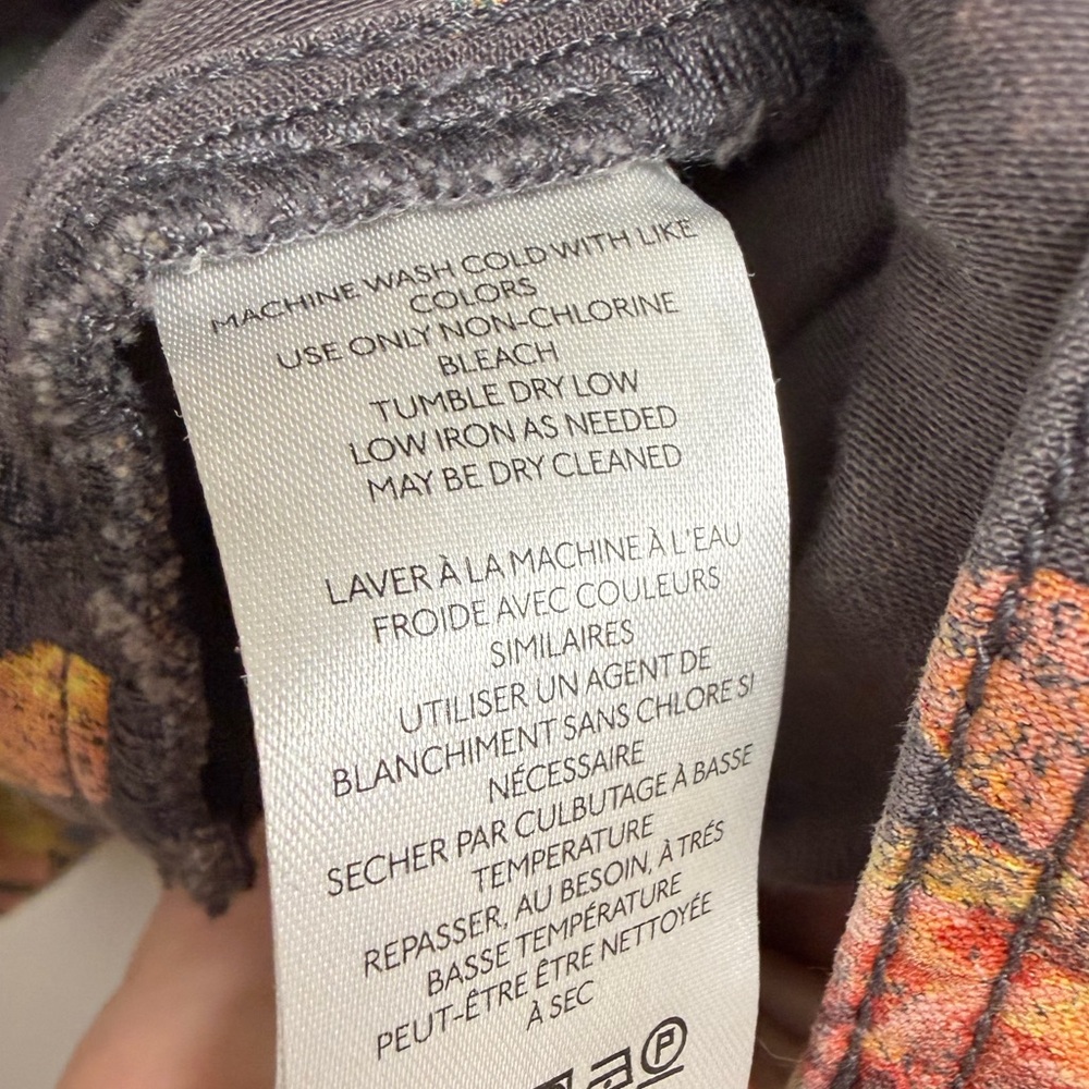 Pilcro Floral Utility Oversized Button-Down Shacket - Picture 6 of 8